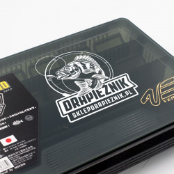 Naklejka wędkarska Drapieżnik - Biała 03