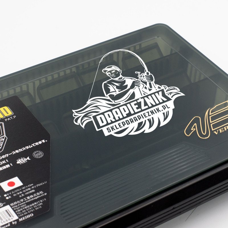 Naklejka wędkarska Drapieżnik - Biała 10