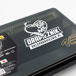 Naklejka wędkarska Drapieżnik - Biała 11