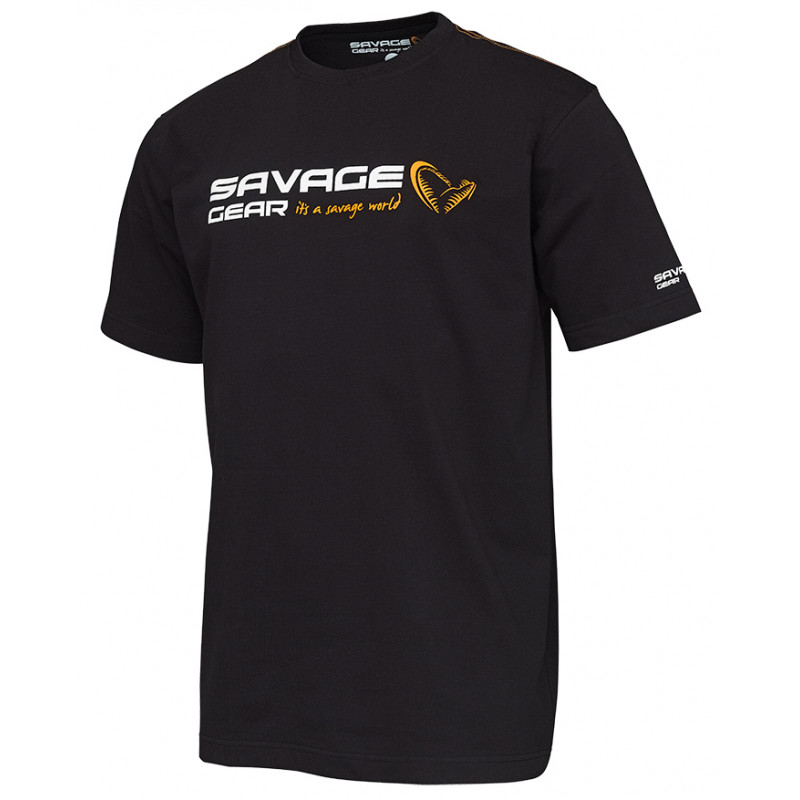 Koszulka Savage Gear Signature Logo Black