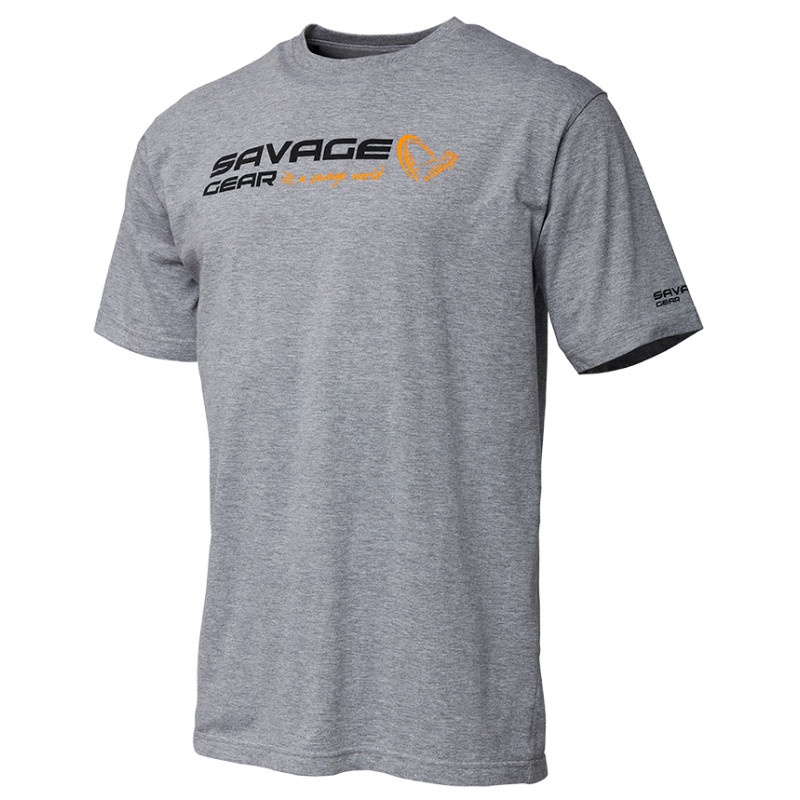 Koszulka Savage Gear Signature Logo T-Shirt Grey