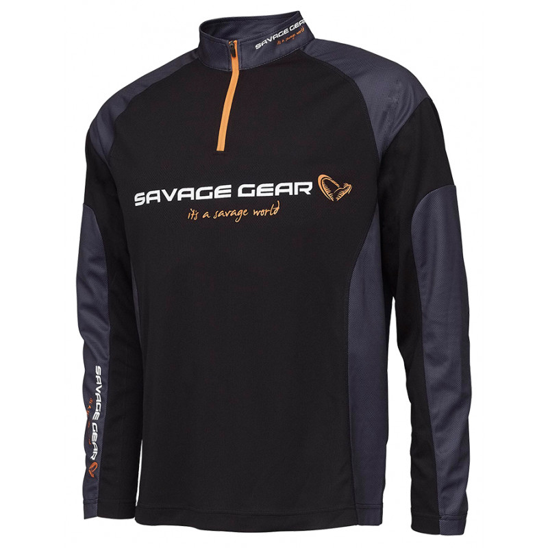 Koszulka Savage Gear Tournament Gear Shirt Zip