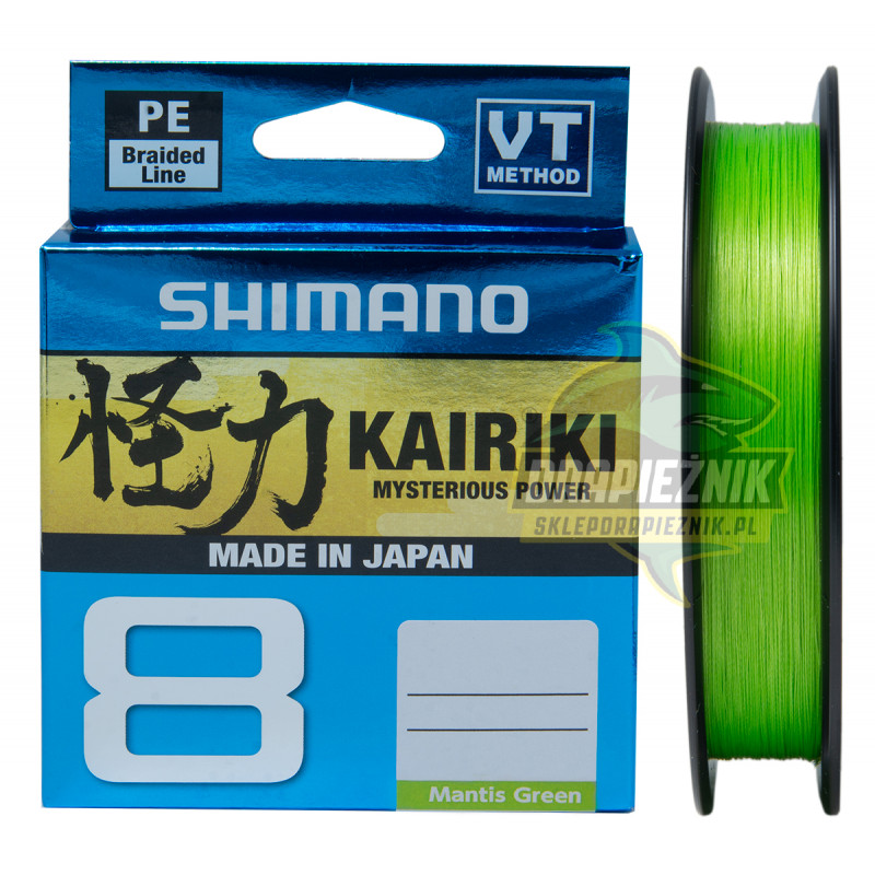 Plecionka Shimano Kairiki SX8 150m Mantis Green - 0,28mm