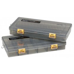 Pudełko Savage Gear Flat Lure Box Smoke Kit - ZESTAW
