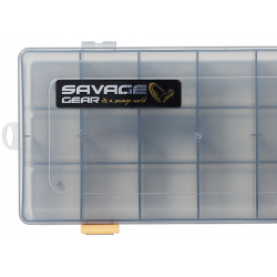 Pudełko Savage Gear Flat Lure Box Smoke Kit - ZESTAW