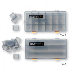 Pudełko Savage Gear Flat Lure Box Smoke Kit - ZESTAW