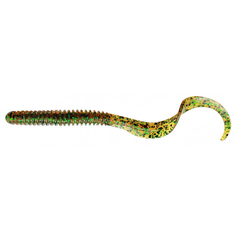 Gumy Savage Gear Rib Worm 9cm - GREEN PUMPKIN