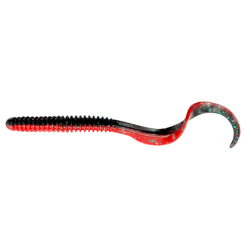 74013 Gumy Savage Gear Rib Worm 10.5cm - RED N BLACK