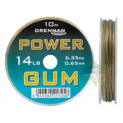 Amortyzator Drennan Power Gum 10m / 0,65mm - BROWN