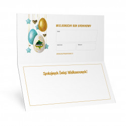 Wielkanocny Bon Upominkowy II - WERSJA PAPIEROWA Z PUDEŁKIEM