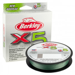 Plecionka Berkley X5 Braid LOW-VIS GREEN 150m