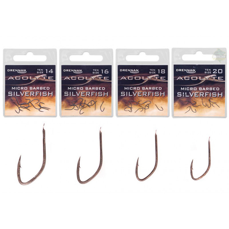 Haczyki Drennan Acolyte Silverfish