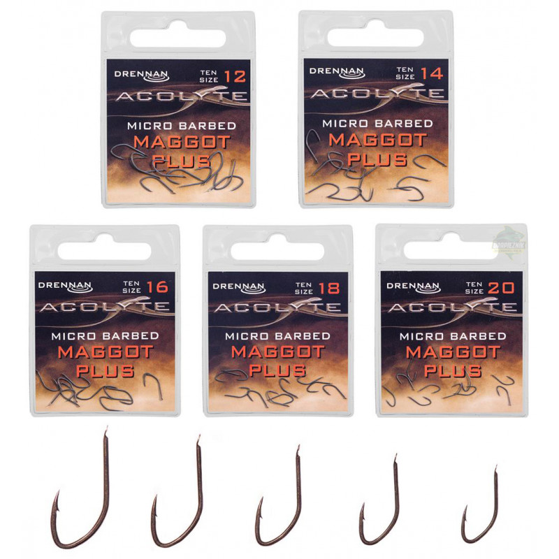 Haczyki Drennan Acolyte Maggot Plus