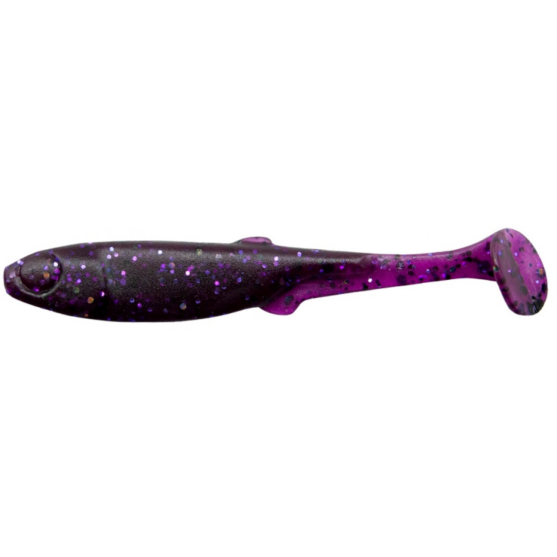 Gumy Perch Professor Fluky Shad 2" / 5.5cm - 02 Purple Pepper