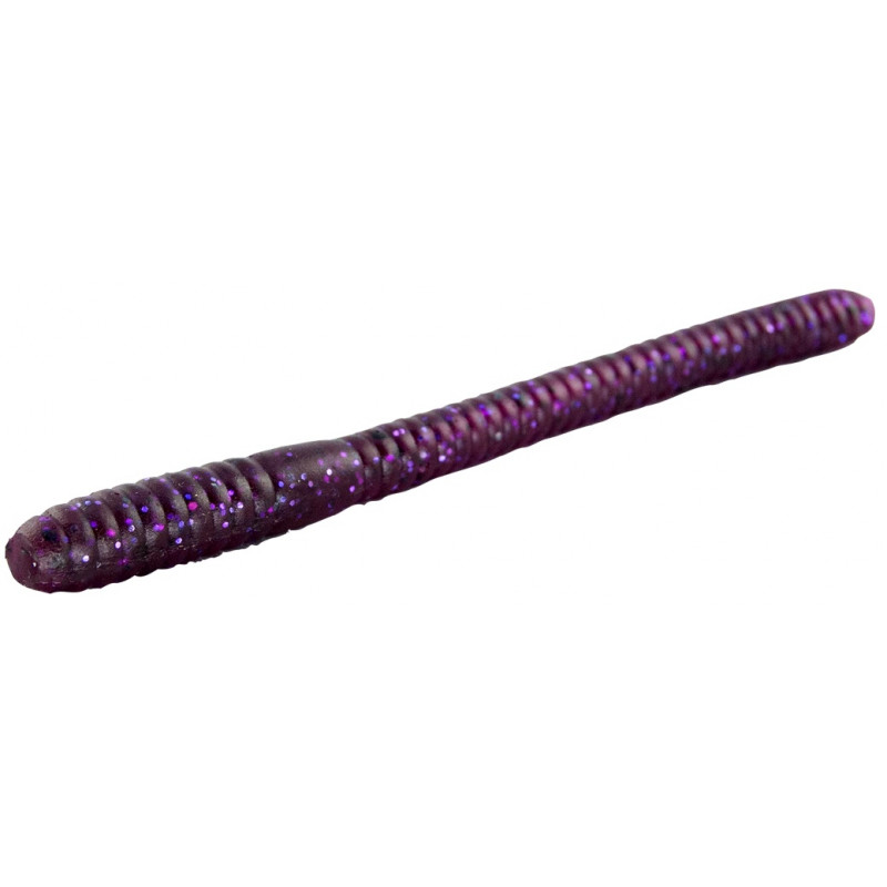 Gumy Perch Professor Flying Worm 3.5" / 9cm - 02 Purple Pepper