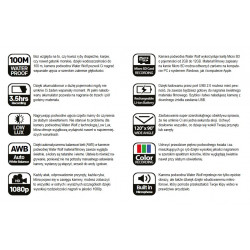 77477 Kamera podwodna Water Wolf UW2.0 1080p