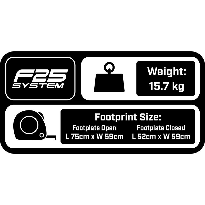 Siedzisko Matrix F25 Seatbox MKII System - z oparciem GMB178