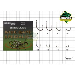Haczyki Drennan Barbless Wide Gape Specialist - roz. 4