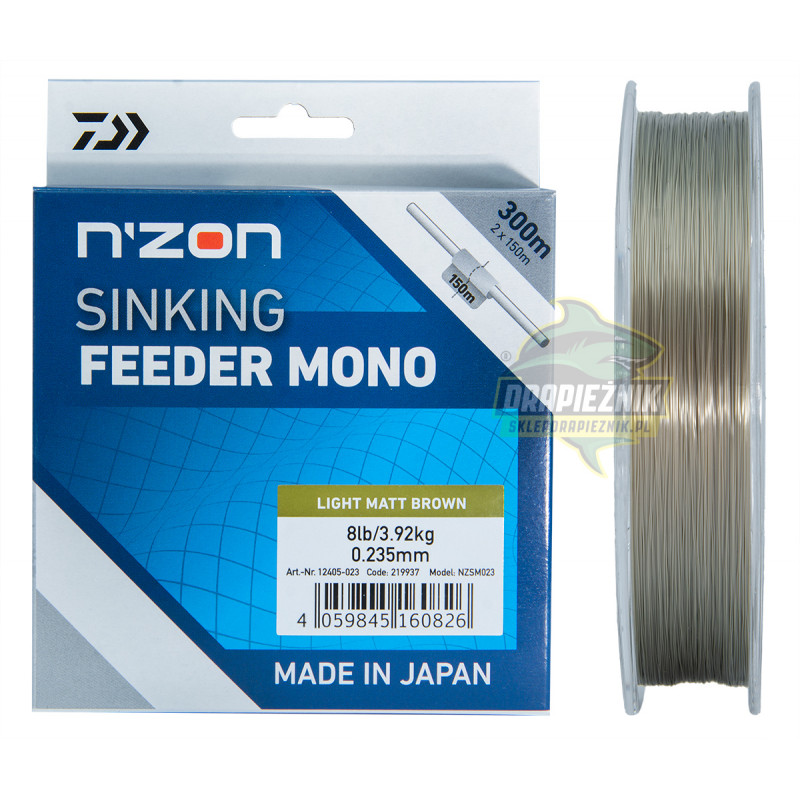 Żyłka Daiwa N'ZON Line Sinking Feeder Mono 300m / 0,26mm