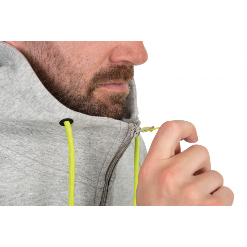 Bluza Matrix Full Zip Hoody Grey/Lime