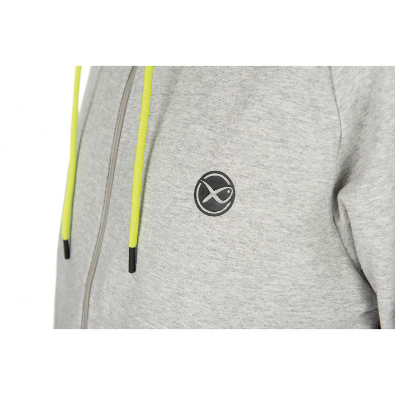 Bluza Matrix Full Zip Hoody Grey/Lime