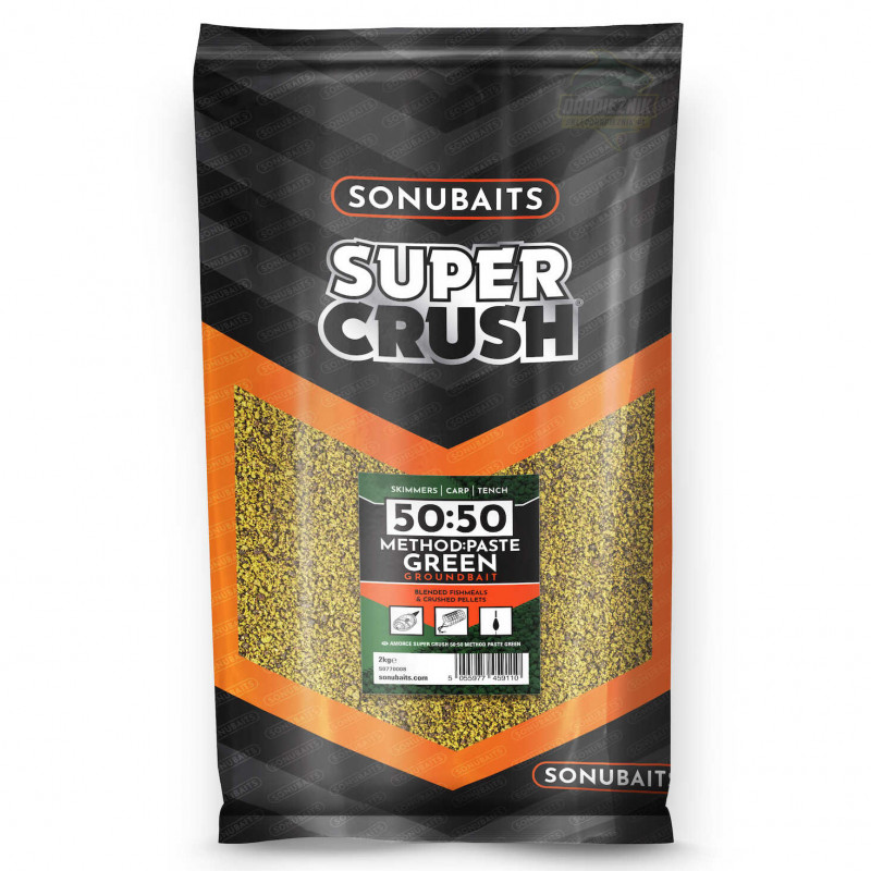 Sonubaits Supercrush - 50:50 Method and Paste Green