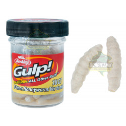 1480776 Gumy Berkley Gulp Honey Worm 3.3cm / SŁOIK - Milky White