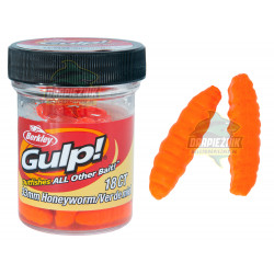 1480778 Gumy Berkley Gulp Honey Worm 3.3cm / SŁOIK - Orange