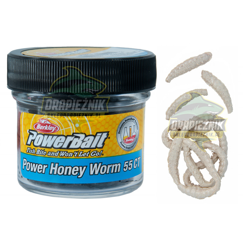 Gumy Berkley PowerBait Power Honey Worm 2.5cm / SŁOIK - Natural