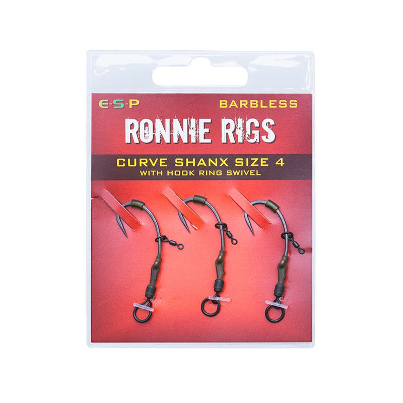Haczyki ESP Ronnie Rig BARBLESS - roz. 4