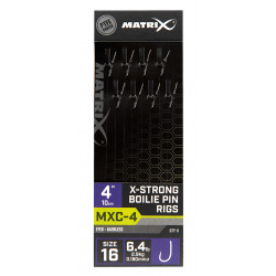 MGRR076 Przypony Matrix MXC-4 X-Strong Boilie Pin Rigs 4" / 10cm - roz. 16