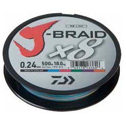 Warianty Plecionka Daiwa J-Braid x8 300m / 0,24mm - Multikolor