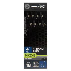 MGRR085 Przypony Matrix MXC-6 F1 Band Rigs 4" / 10cm - roz. 18