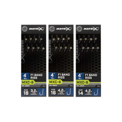 Przypony Matrix MXC-6 F1 Band Rigs 4" / 10cm