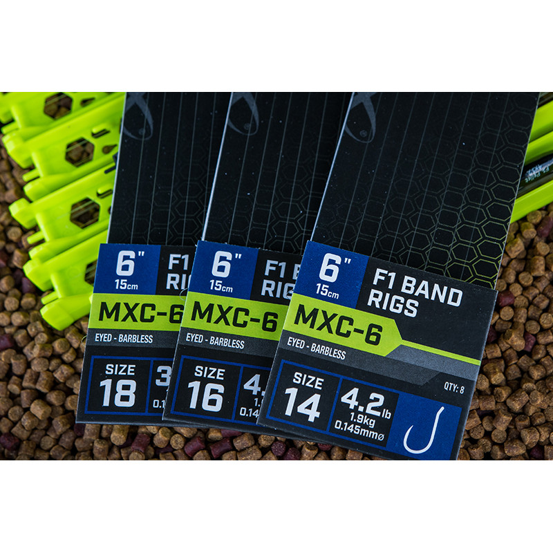 Przypony Matrix MXC-6 F1 Band Rigs 6" / 15cm