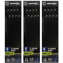 Przypony Matrix MXC-6 F1 Band Rigs 6" / 15cm
