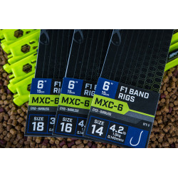 Przypony Matrix MXC-6 F1 Band Rigs 6" / 15cm