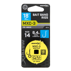 GRR092 Przypony Matrix MXC-3 Bait Band Rig 18" / 45cm - roz. 14