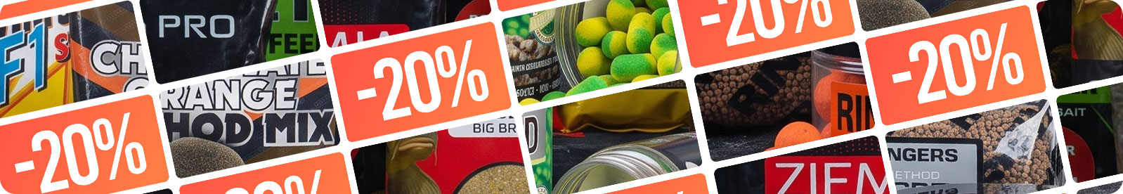 ZanętoBranie -20% na zanęty, przynęty, pellety i dodatki