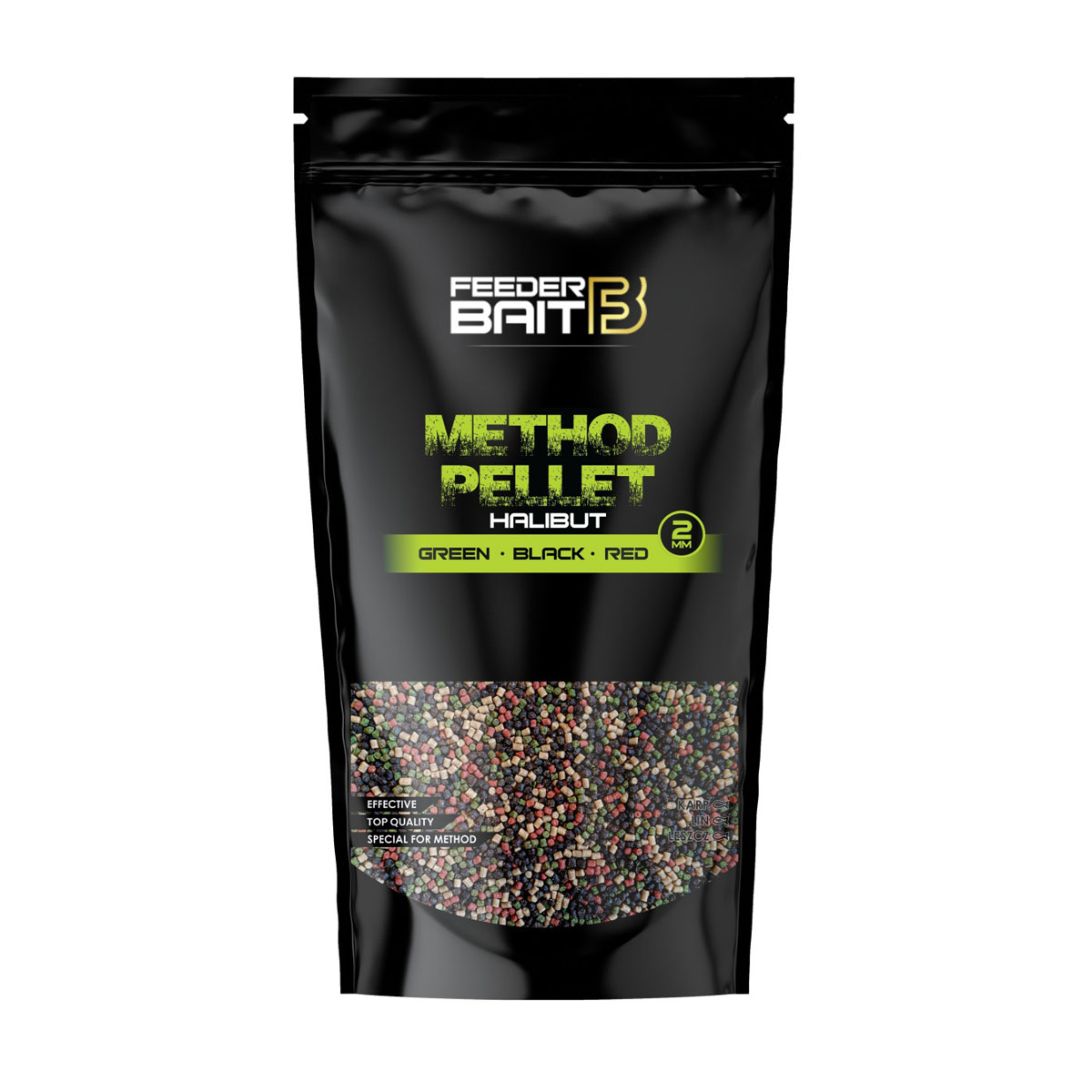 Method Pellet 2mm Halibut Green Black Red
