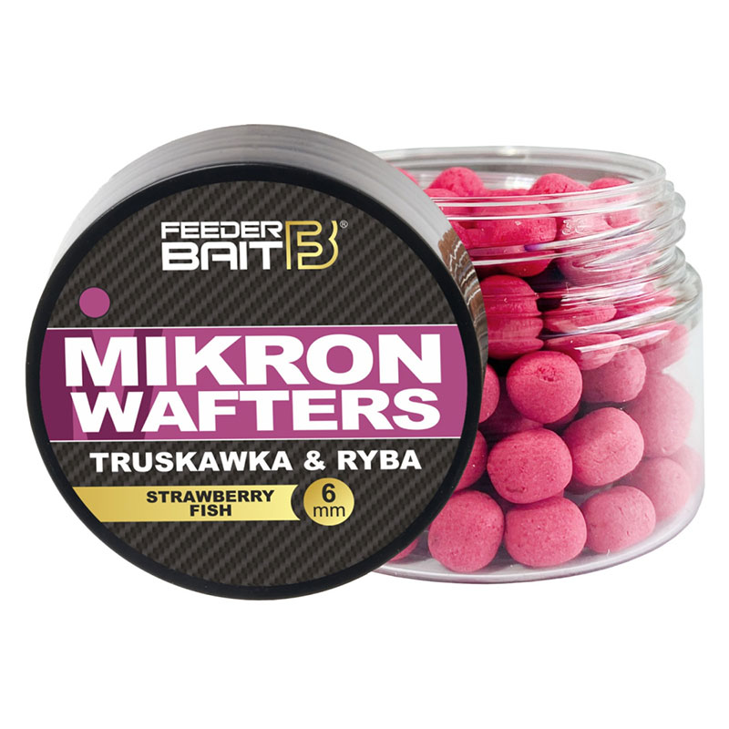 Mikron Wafters 4/6mm Truskawka & Ryba opakowanie