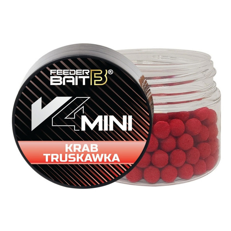 V4 Mini Wafters 4mm Krab Truskawka opakowanie
