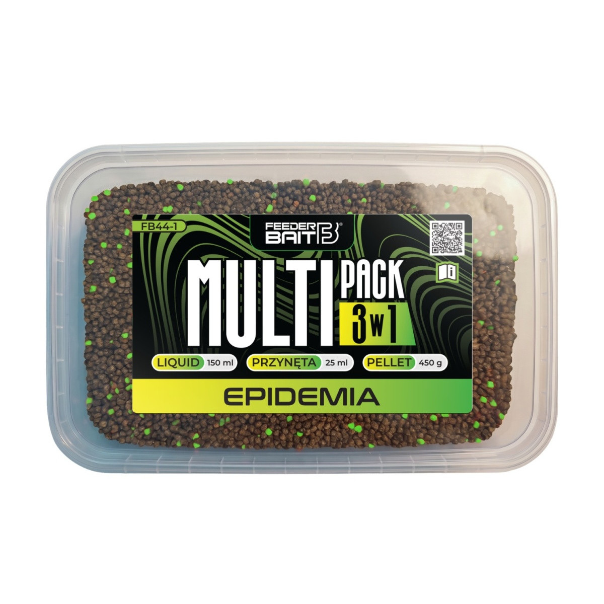 Zestaw Feeder Bait Multipack 450g + 25ml + 150ml - Epidemia