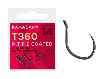 Haczyk Kamasan T360 Eyed X-Strong Barbless
