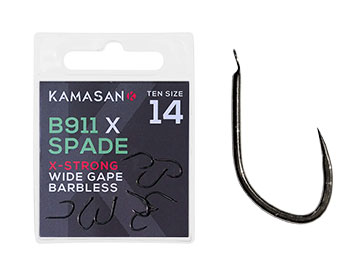 Haczyk Kamasan B911 X Spade Barbless