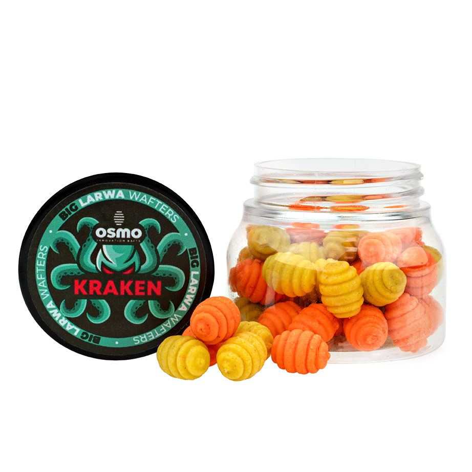 Waftersy Osmo Big Larwa Kraken opakowanie