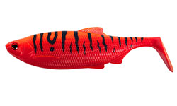 Westin Ricky The Roach Shadtail 10 cm Flame Dot