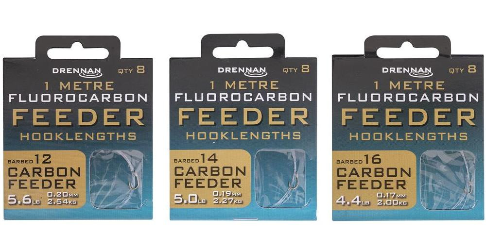 Przypony Drennan Fluorocarbon Feeder 1m - CARBON FEEDER