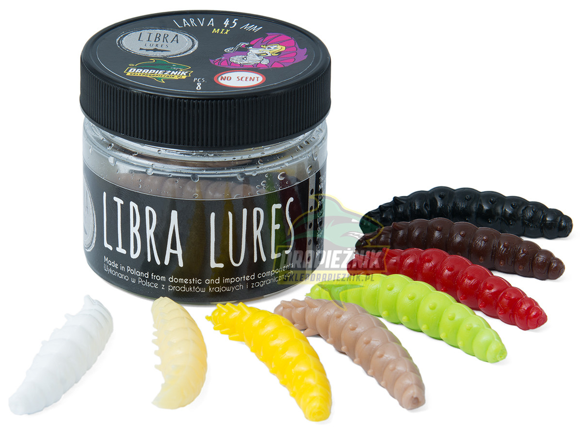 Libra Lures zestaw przynęt - Larva 4.5cm - STANDARD MIX