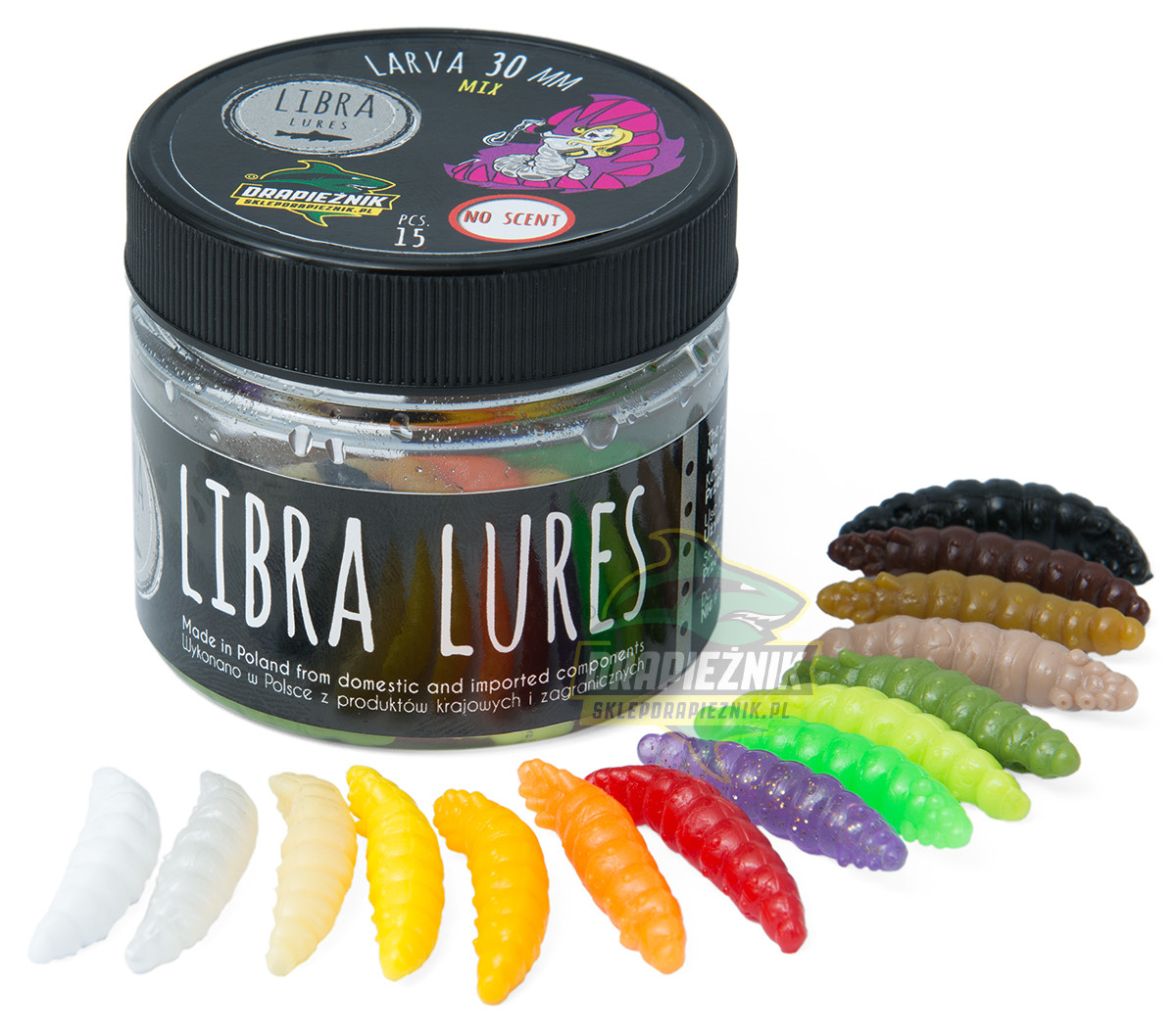Libra Lures zestaw przynęt - Larva 3.0cm - MIX